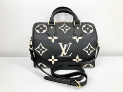 【美品】LOUIS VUITTON バイカラー・モノグラム・アンプラント スピーディ・バンドリエール25 M58947 バッグ