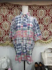 ポロ Ralph Lauren(ラルフローレン) パッチワーク マドラスチェック 半袖 シャツ