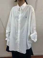 2XL)ポロ 白 シャツ