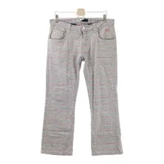 サイズ：36 OAKLEY オークリー  ストレッチパンツ スカル チェック柄 グレー系 [240101647568] ゴルフウェア メンズ ストスト