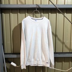 2300 RUSSELL トレーナー M ホワイト ラッセル スウェット 古着卸 アメリカ仕入