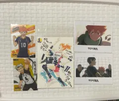 ハイキュー ポップアップ特典 はがき クリアカード 岩泉一 キーホルダー