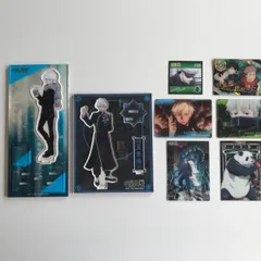 【美品・限定品】呪術廻戦 五条悟 カンフー 冬の日 アクスタ、カードなど 8点セット　　B-10