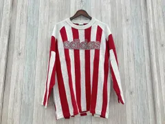 adidas／アディダス／スウェット／トレーナー／メンズ／M／L／グレー／レッド／AA-9205／80s／ストライプ／デサント製