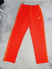 アディダス ファイヤーバード トラックパンツ レッド オレンジ 100