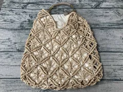 VIOLAd'ORO ヴィオラドーロ ハンドバッグ ベージュ