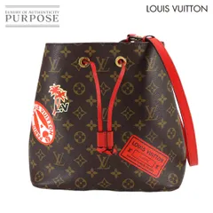 ルイ ヴィトン LOUIS VUITTON モノグラム マイLV ワールドツアー ネオノエ ショルダー バッグ レザー コクリコ レッド M44021 90315420