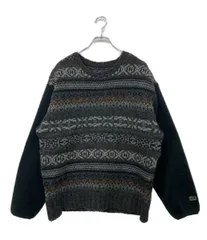THE NORTH FACE PURPLE LABEL Field Crew Neck Sweater ニット切替セーター Sサイズ ザノースフェイスパープルレーベル