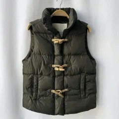 ラルフローレン デニム & サプライ トグルクロージャー ダウン ベスト カーキ グリーン XS