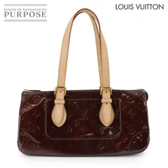 新品同様 ルイ ヴィトン LOUIS VUITTON モノグラム ヴェルニ ローズウッド アヴェニュー ショルダー バッグ アマラント 90316639