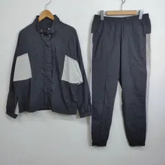 adidas アディダス ナイロン セットアップ 上下 ウインドブレーカー ジャケット パンツ 裏地 メッシュ スポーツ トレーニング ウェア ブラック OT C813