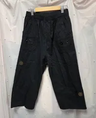 ウエストゴム花柄刺繍ハーフパンツ