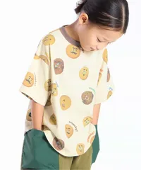 f.o.kids 総柄Tシャツ　r207206