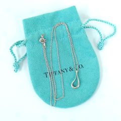 235 TIFFANY&CO. シルバー925 オープティアドロップ ネックレス - メルカリ