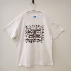 古着　Good on グッドオン　メンズロゴTシャツ　半袖　good on cotton U.S.A. ホワイト系　白色