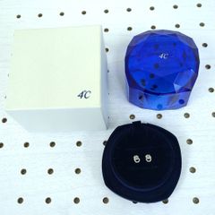 美品》4°C シルバー ピアス 112444150902 - メルカリ