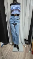 セミナ팔 ライトブルー 55 66サイズ ストレッチ デニム