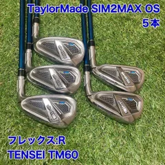 テーラーメイド　SIM2MAX OS シムツーマックス　アイアンセット5本