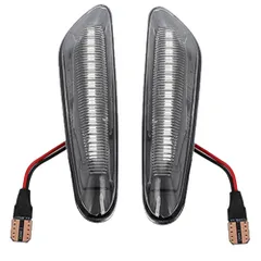 BMW サイドマーカー シーケンシャル E60 E61 E81 E82 E83 E84 E90 流星 ウインカー 社外品 汎用 (クリアレンズ) [クリアレンズ]のサムネイル