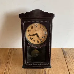 アンティーク DAIA SEIKOSYA 柱時計 振り子時計 古道具 木製時計 レトロ Y762