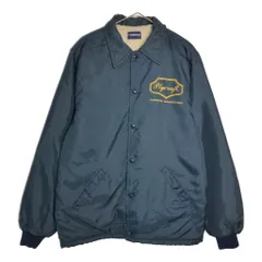 70年代 USA製 HOLLOWAY ホロウェイ コーチジャケット ヴィンテージ ネイビー(メンズ M)中古 古着 X6036