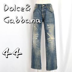 DOLCE&GABBANA ダメージ加工 デニムパンツ 44 薄手 イタリア製 - メルカリ