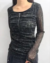 lorsay shirring pattern top