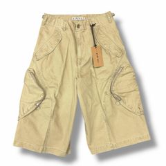 参考上代49500円 未使用 NVRFRGT 3D TWISTED CARGO SHORTS