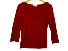 k04241127046　KUMIKYOKU　2　Red　Mサイズ程度　トップス　ニットorセーター　秋冬