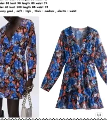 ザラ フラワー ワンピース (未使用新品コンディション)