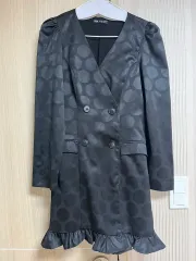 ザラ ドット ミニ ワンピース