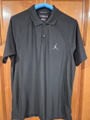 ナイキジョーダン ゴルフ ブラック 半袖 ポロTシャツ L