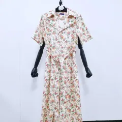 リーミテッド ラモダ 半袖 ワイド フラワー オールインワン