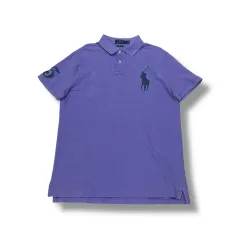 ポロ Ralph Lauren(ラルフローレン) ビックポニー 紫 ポロTシャツ