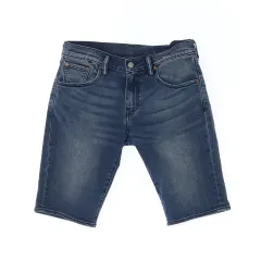 L LEVI'S(リーバイス) 504 W30 ブラックタブ ウォッシング デニム ショートパンツ デニムハーフパンツ