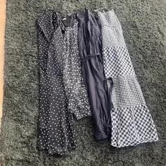 ヴィンテージ vintage 黒 パターン ロング ワンピース まとめ