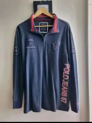 ポロジーンズ ハーフジップアップ ロイヤルポロ ヴィンテージ オールドスクール 長袖 XL