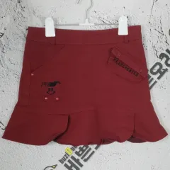 PEARLY GATES(パーリーゲイツ) PG ゴルフ ミニスカート ズボン 赤 0 4500022