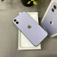 新品同様 iPhone 11 64Gb パープル 国内SIMフリー 送料無料