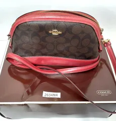 【2634N4】コーチ COACH シグネチャー ドーム クロスボディ　中古　箱付