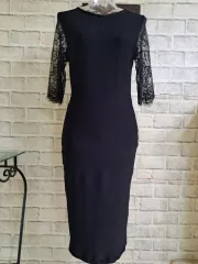JESSI N Y レース 黒 ワンピース 55