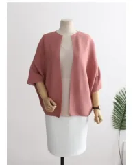 無縫製ニットウェア カーディガン ボレロ
