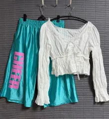 ヴィンテージ 白 森ガール ブラウス