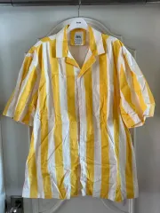 ZARA(ザラ) 黄色 ストライプ シャツ XL