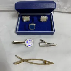 カフスセット タイピン スーツ 【画像を見て判断して下さい】S