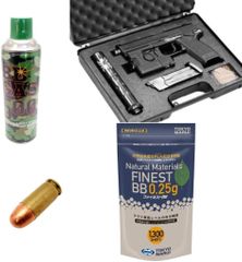 WA ベレッタ M92FS ダイハードガン ガス缶・BB弾セット - メルカリ