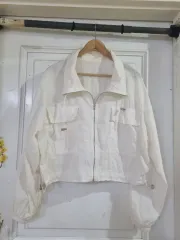 秋カジュアル 季節の変わり目 シャカシャカ素材 ウィンドブレーカー ジャケット 状態良好 バスト58