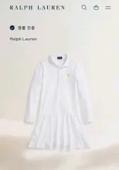 ポロ ガールズ ワンピース xl