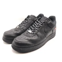 【中古】NIKE × Supreme AIR FORCE 1 LOW Black サイズ28.5cm CU9225-001 シュプリーム × ナイキ エアフォース1 ロー 