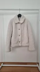 ユニクロ フリース ジャケット アイボリー S サイズ